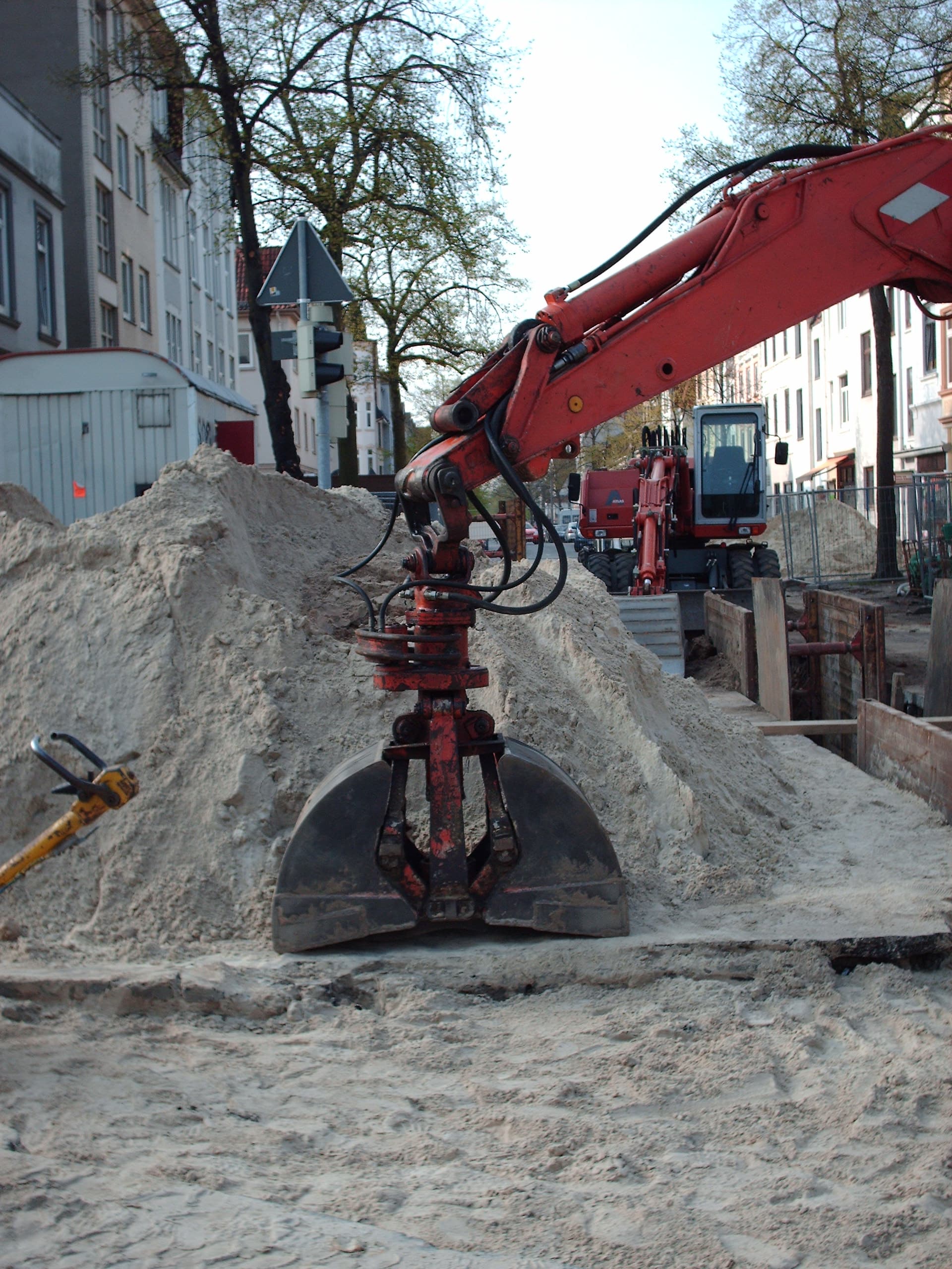 Excavation equipment for residential property service work